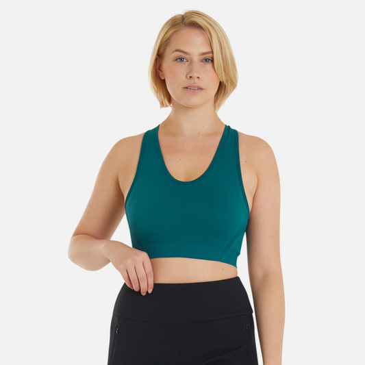 FitPink Seamless Sports Bra in Teal