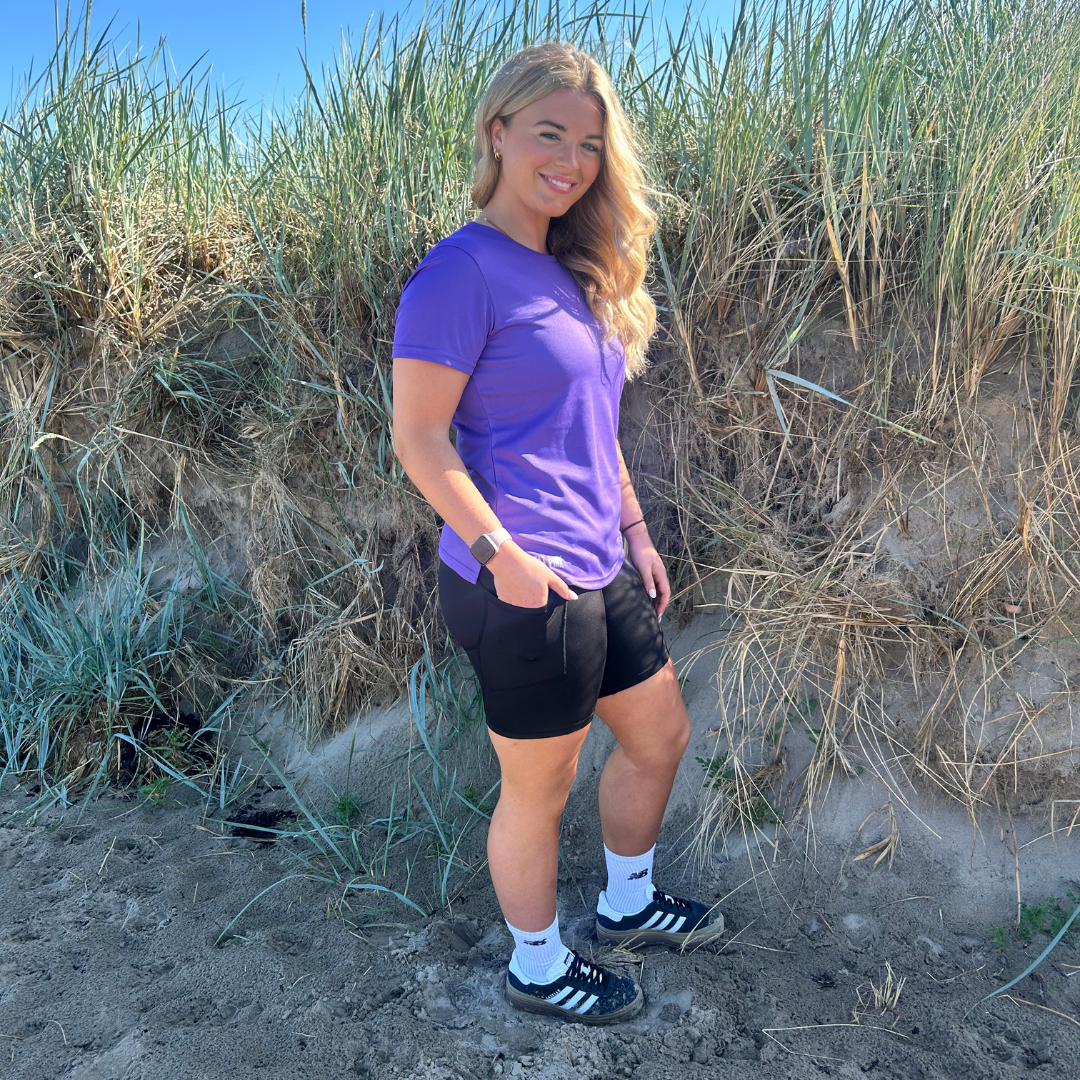 Lightweight Sports T-Shirt Purple