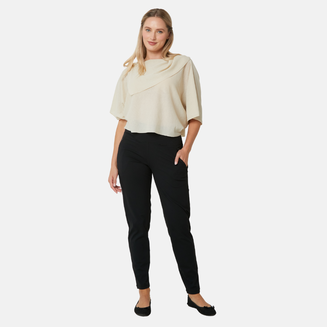 Slim Leg Pant Black