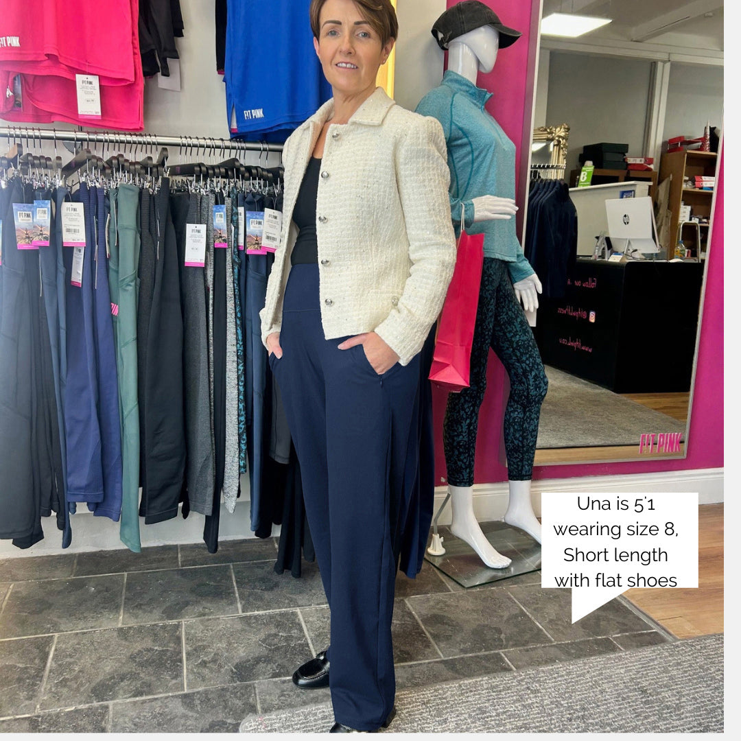 Straight Leg Pant - Navy