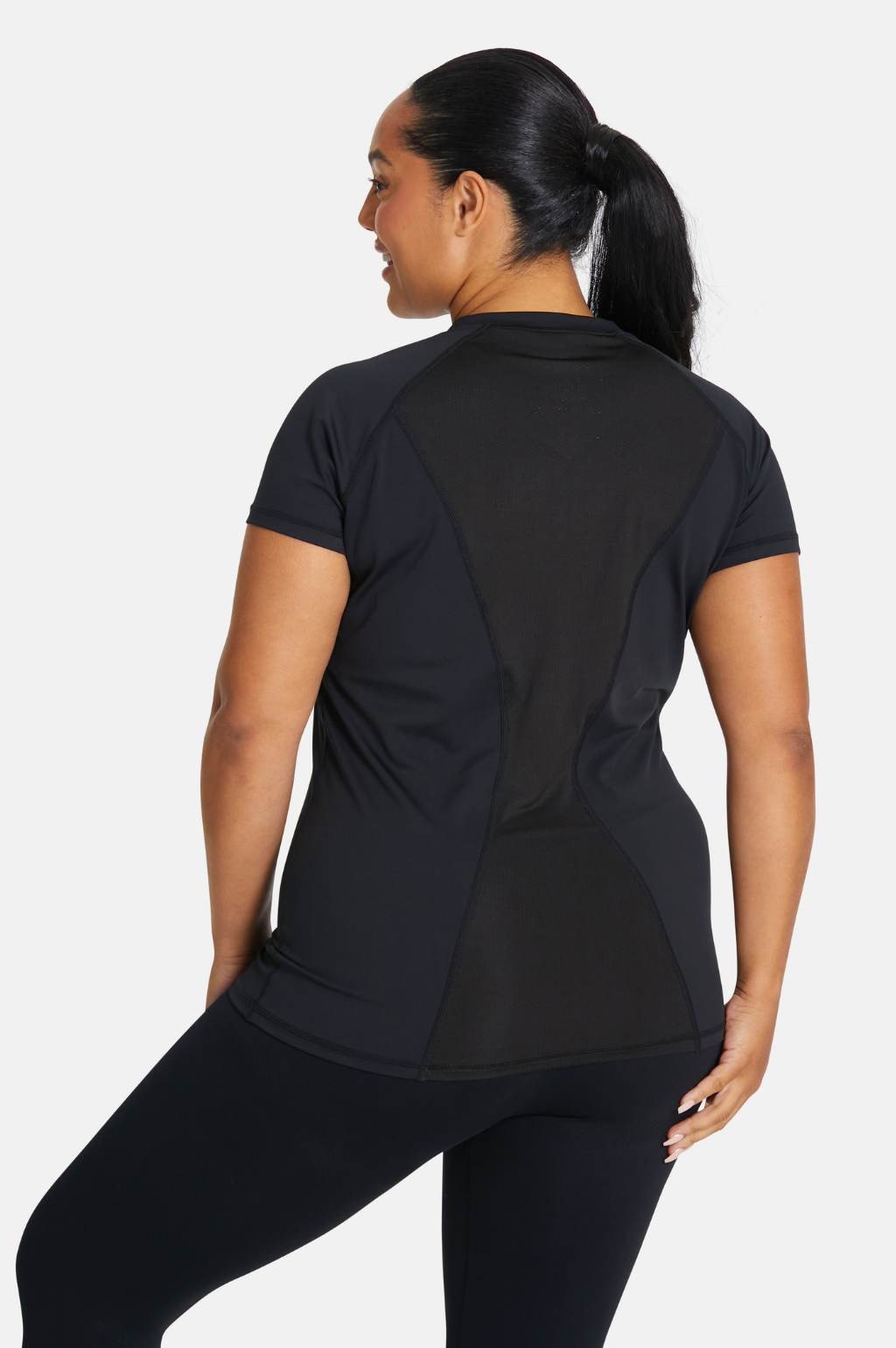 FitPink Active T-Shirt Black SIZE 6