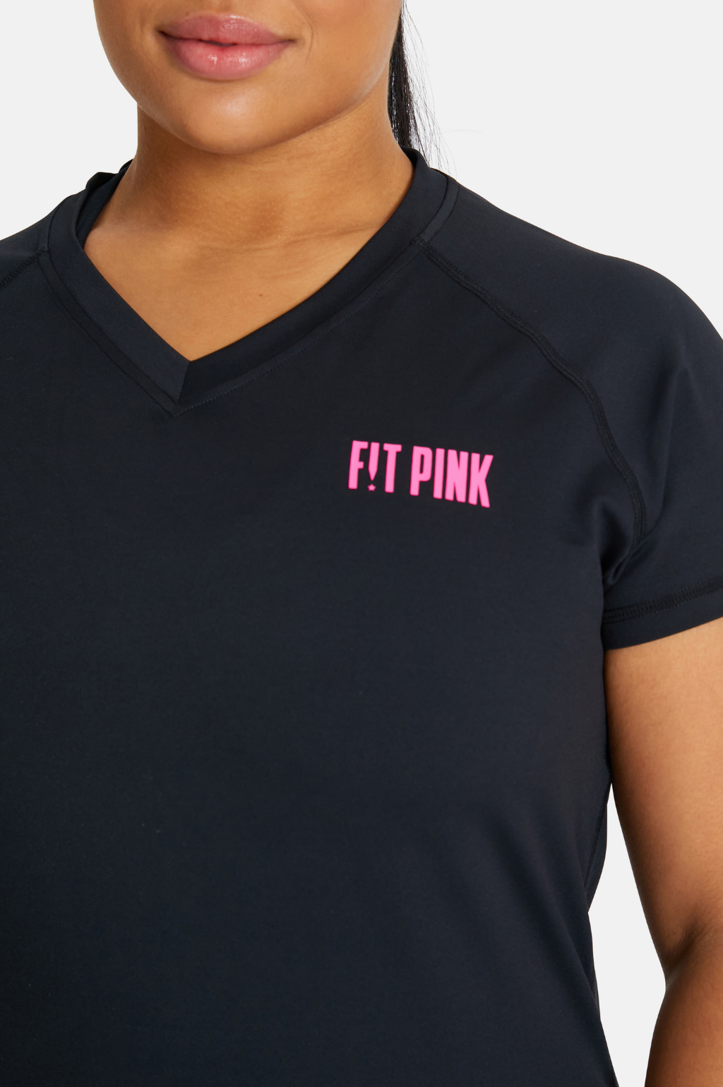 FitPink Active T-Shirt Black SIZE 6