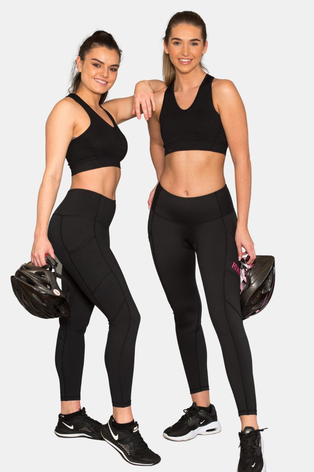 Padded Cycle Leggings in Black