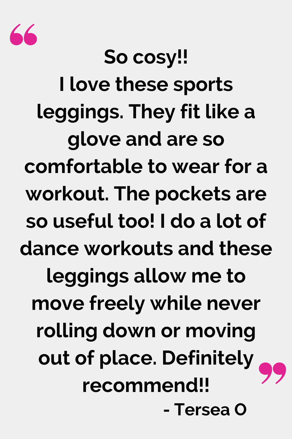 Sports Leggings With Deep Side Pockets in Black