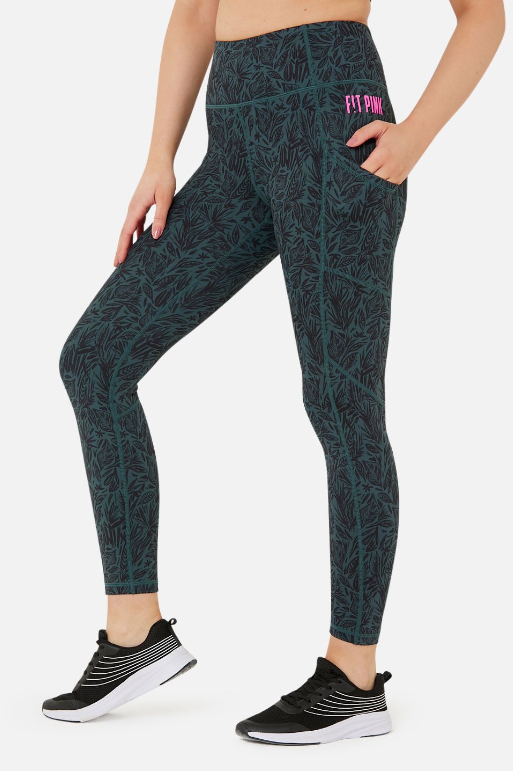 Green leaf clearance leggings