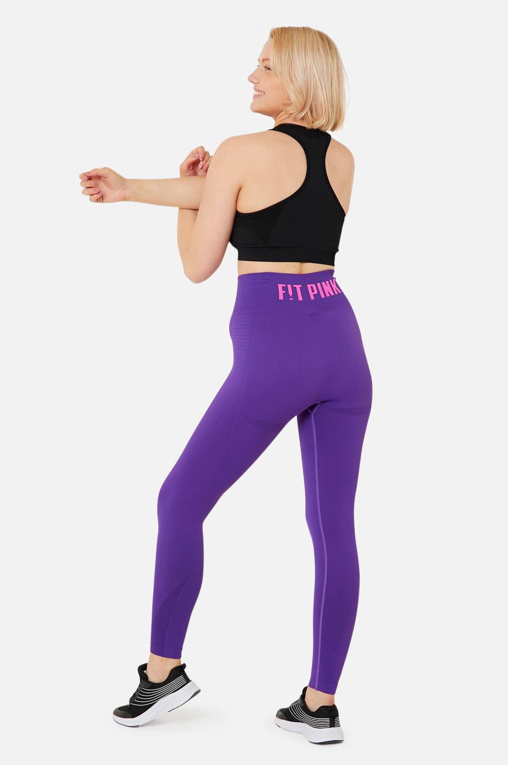 Purple online compression tights