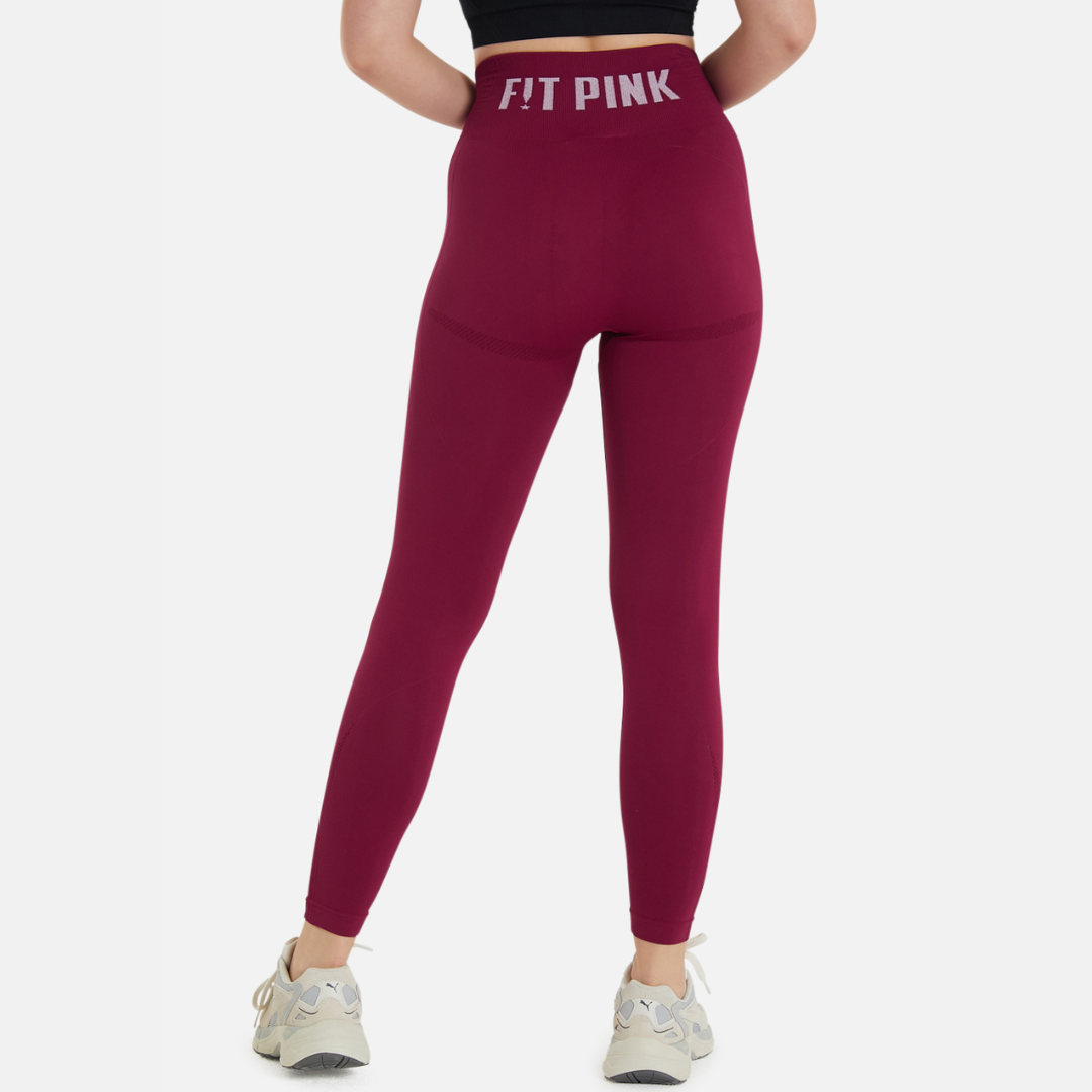 Pink maroon discount leggings