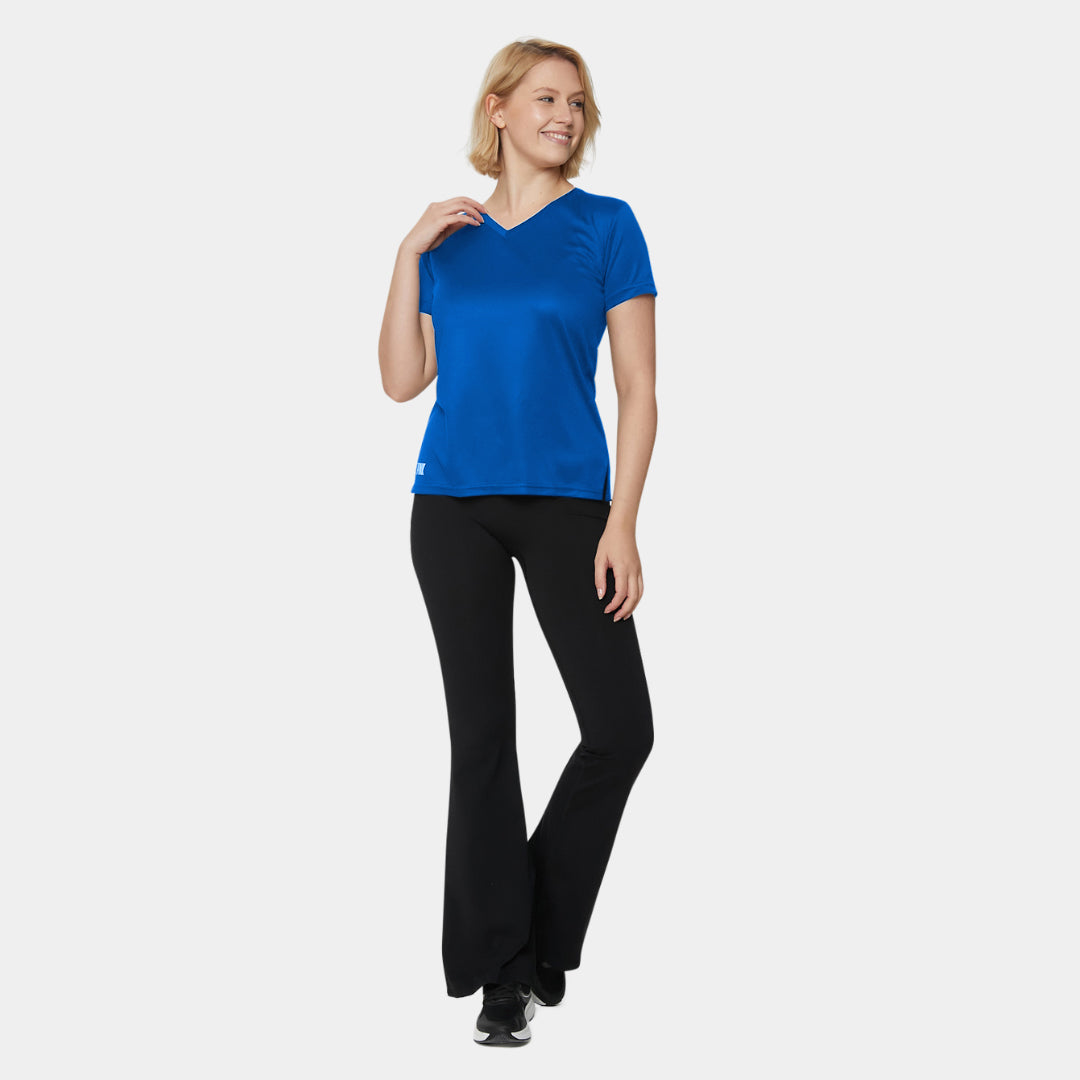 Lightweight Sports T-Shirt V-Neck Royal Blue