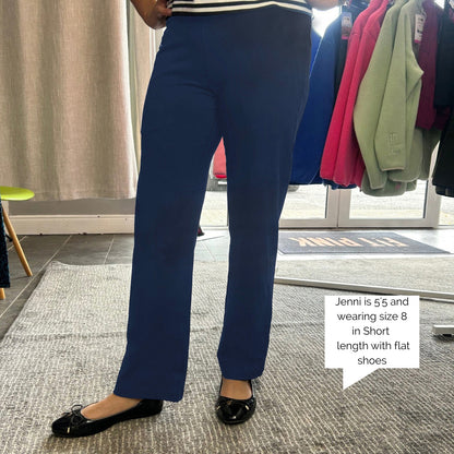 Straight Leg Pant - Navy