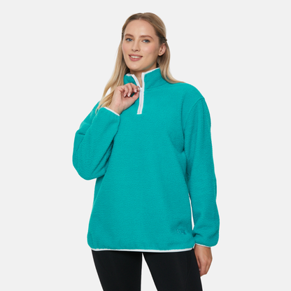 FP Fleece - Teal & White