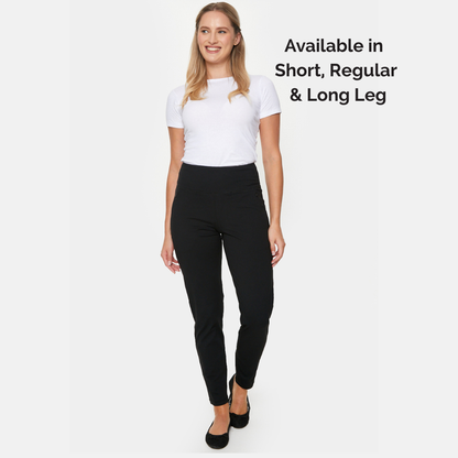 Slim Leg Pant Black