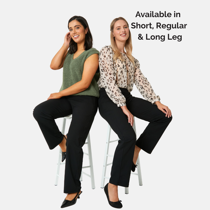 Straight Leg Pant Black