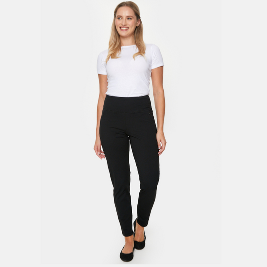 Slim Leg Pant Black