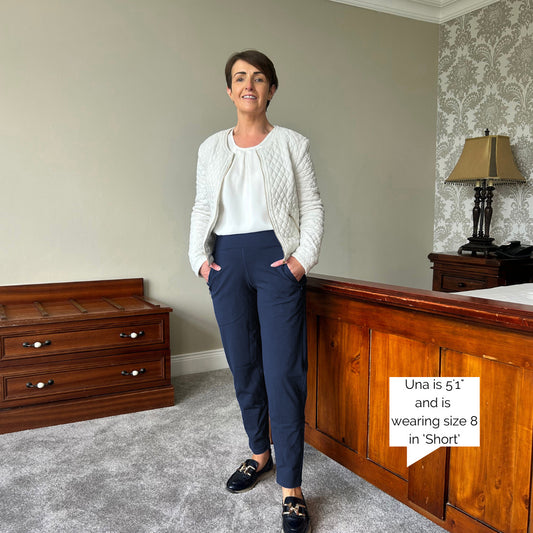 Slim Leg Pant - Navy
