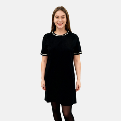 Black Pearl Shift Dress