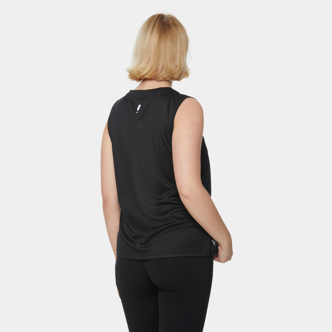 Lightweight Sports Vest V-Neck Black