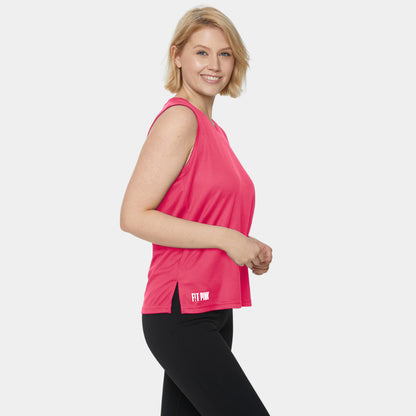 Lightweight Sports Vest V-Neck Pink