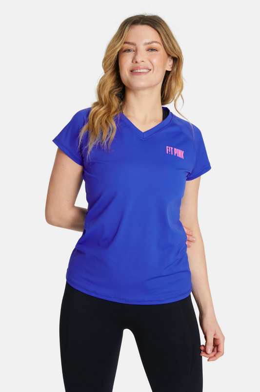 FitPink Active T-Shirt Bright Blue